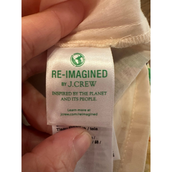 J Crew Animal Print Mini Dress XS Cotton Tiered Boho - Picture 9 of 13